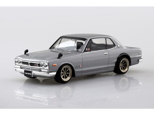 Konstruktors Aoshima The Snap Kit Nissan Skyline 2000GT-R Custom Wheel / Silver, 1/32, 06470 cena un informācija | Konstruktori | 220.lv