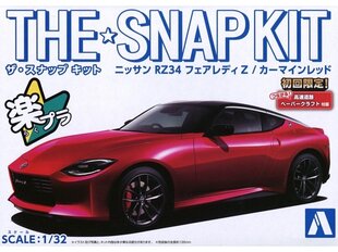 Сборная модель Aoshima - The Snap Kit Nissan RZ34 Fairlady Z / Carmine Red, 1/32, 06262 цена и информация | Конструкторы и кубики | 220.lv