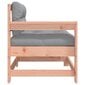 2 daļu dārza krēslu komplekts ar matračiem vidaXL, brūns/pelēks cena un informācija | Dārza krēsli | 220.lv