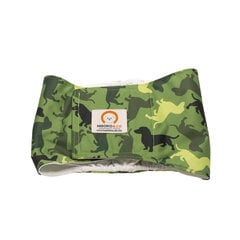 Многоразовые подгузники для самцов камуфляж Misoko&Co, ХL цена и информация | Средства по уходу за животными | 220.lv