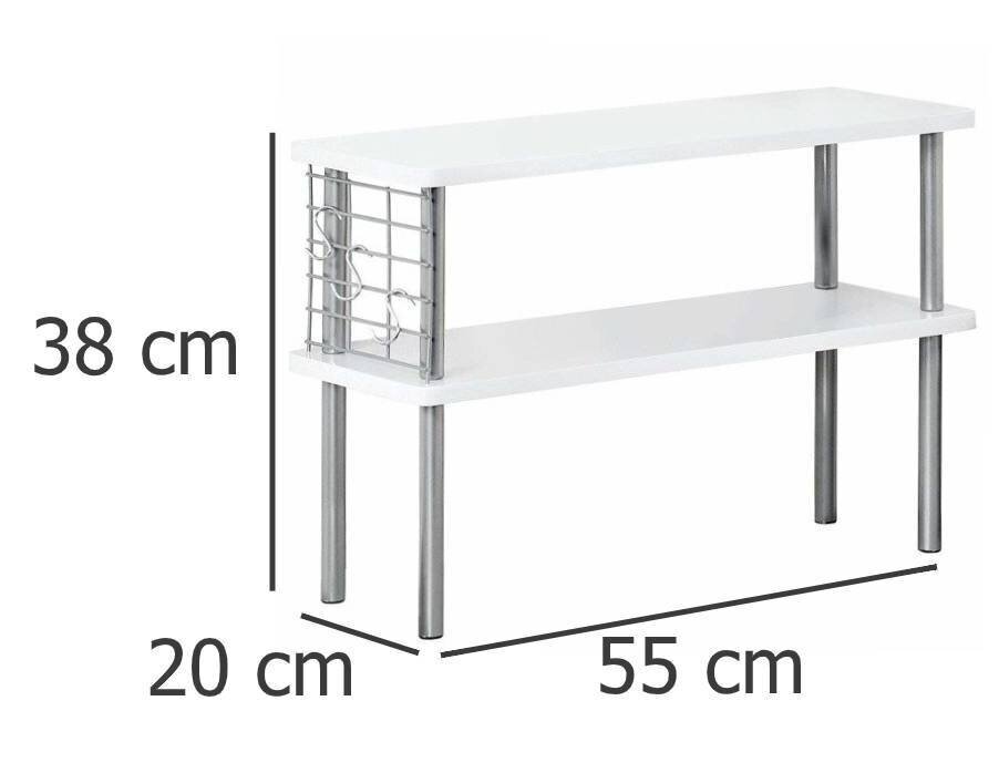 Virtuves plaukts garšvielām Kesper, 20x55x38 cm cena un informācija | Virtuves furnitūra | 220.lv