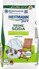 Heitmann Pure Pure Soda: Ekoloģiska daudzfunkcionāla tīrāka mājsaimniecībai, papildinājums mazgāšanas līdzeklim un tīrīšanas līdzeklim, 1x 500g cena un informācija | Veļas mazgāšanas līdzekļi | 220.lv