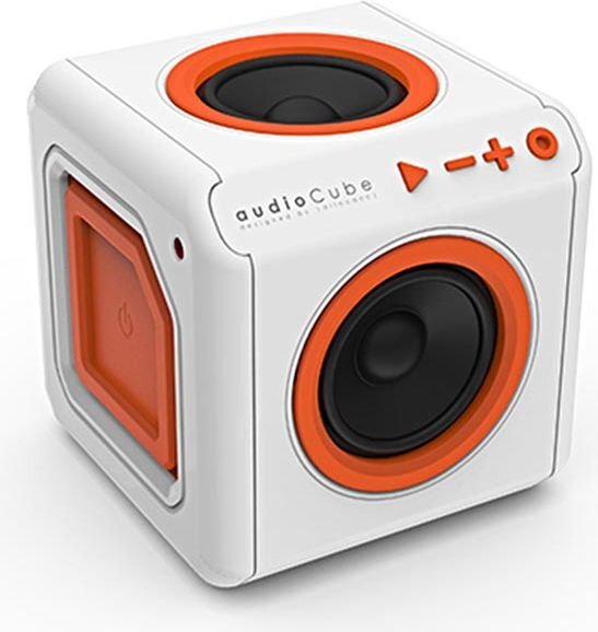 Allocacoc Portable bezvadu skaļrunis AudioCube Portable, balts cena un informācija | Skaļruņi | 220.lv