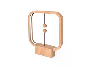 HENG Galda lampa Heng Balance Lamp Square USB, gaišs koks цена и информация | Настольные светильники | 220.lv