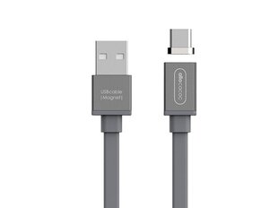 Allocacoc kabelis USB-C magnēts 1,5 m, pelēks цена и информация | Кабели для телефонов | 220.lv