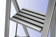Saliekamās kāpnes Wenko, 44x87.4x143.8 cm cena un informācija | Saliekamās kāpnes, celtniecības sastatnes | 220.lv