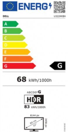 Dell U3224KBA 210-BHNX цена и информация | Monitori | 220.lv