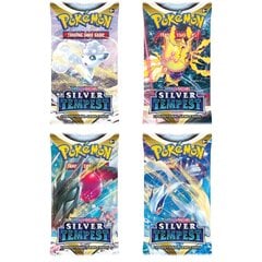 Pokemon TCG Sword and Shield Silver Tempest Booster Pack (3 упаковки) цена и информация | Атрибутика для игроков | 220.lv