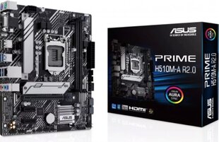 Asus Prime H510M-A R2.0 90MB1FP0-M0EAY0 цена и информация | Материнские платы	 | 220.lv