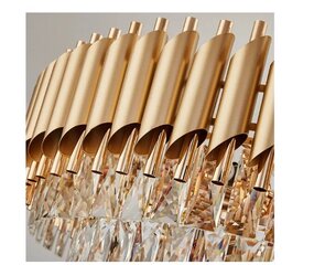 Piekarināma lampa ar kristāliem 312359 zelts cena un informācija | Lustras | 220.lv