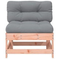 Dīvāns ar matračiem vidaXL, brūns/pelēks cena un informācija | Dārza krēsli | 220.lv
