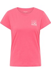 Женская футболка Mustang 1014222*8282 4058823489232, розовая цена и информация | Женские футболки | 220.lv