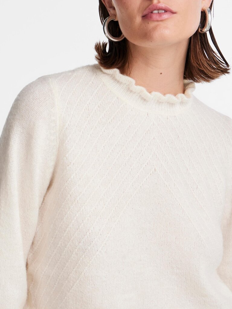 Džemperis sievietēm YAS 5715417607050, balts cena un informācija | Sieviešu džemperi | 220.lv