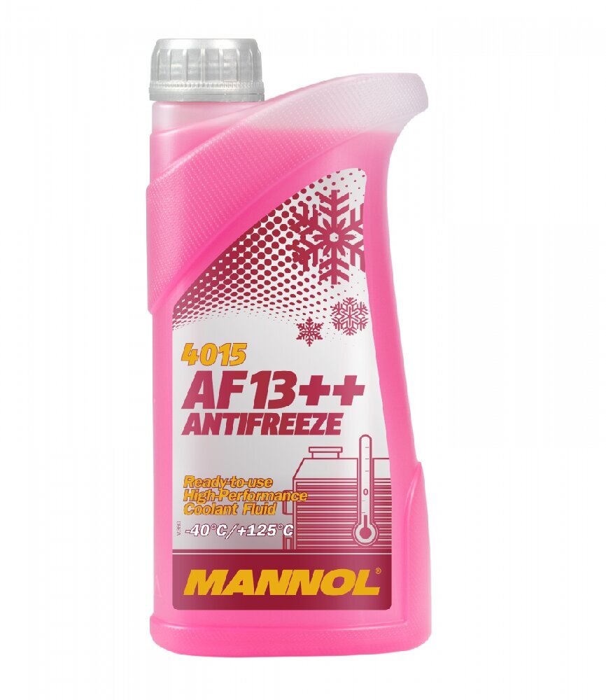 Antifrīzs Mannol 4015 AF13++ -40°C, 1 l цена и информация | Vējstiklu un dzesēšanas šķidrumi | 220.lv