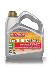 Eļļa Ardeca Synth-Ultra 5W-30, 4 l цена и информация | Моторное масло | 220.lv