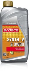Eļļa Ardeca Synth-V 0W-30, 1 l cena un informācija | Motoreļļas | 220.lv