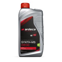Масло Ardeca Synth-MS 0W-30, 1 л цена и информация | Моторное масло | 220.lv