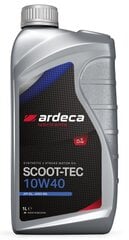 Motoreļļa Ardeca Scoot-TEC 10W-40, 1l cena un informācija | Moto eļļas | 220.lv