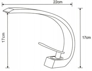 Mexen Lupus смеситель для низкой раковины, хром цена и информация | Смесители | 220.lv