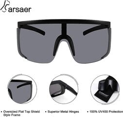 Vīriešu saulesbrilles, melnā krāsa цена и информация | Солнцезащитные очки для мужчин | 220.lv