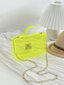 Soma mazā, neona, kvadrata soma, dzeltena krāsā цена и информация | Sieviešu somas | 220.lv