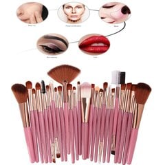 Комплект кистей для макияжа, 18 шт, Professional Make-Up Brush Set цена и информация | Кисти для макияжа, спонжи | 220.lv