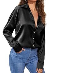Женская рубашка, черная цена и информация | Женские блузки, рубашки | 220.lv