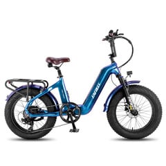 Elektriskais velosipēds FAFREES F20 Master, 20", zils, 500W, 22,5Ah cena un informācija | Elektrovelosipēdi | 220.lv