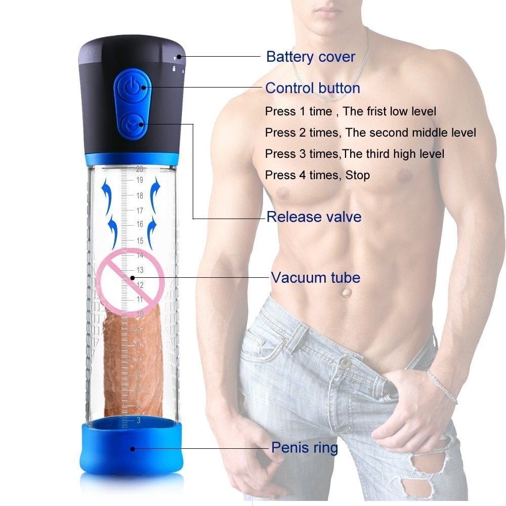 Насос для пениса Electric Penis Enlargement Pump цена | virs18.220.lv