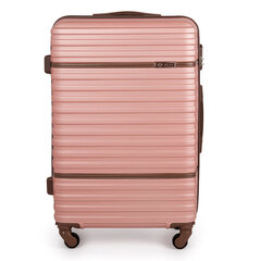 Liels koferis Solier, XL, rozā цена и информация | Чемоданы, дорожные сумки | 220.lv