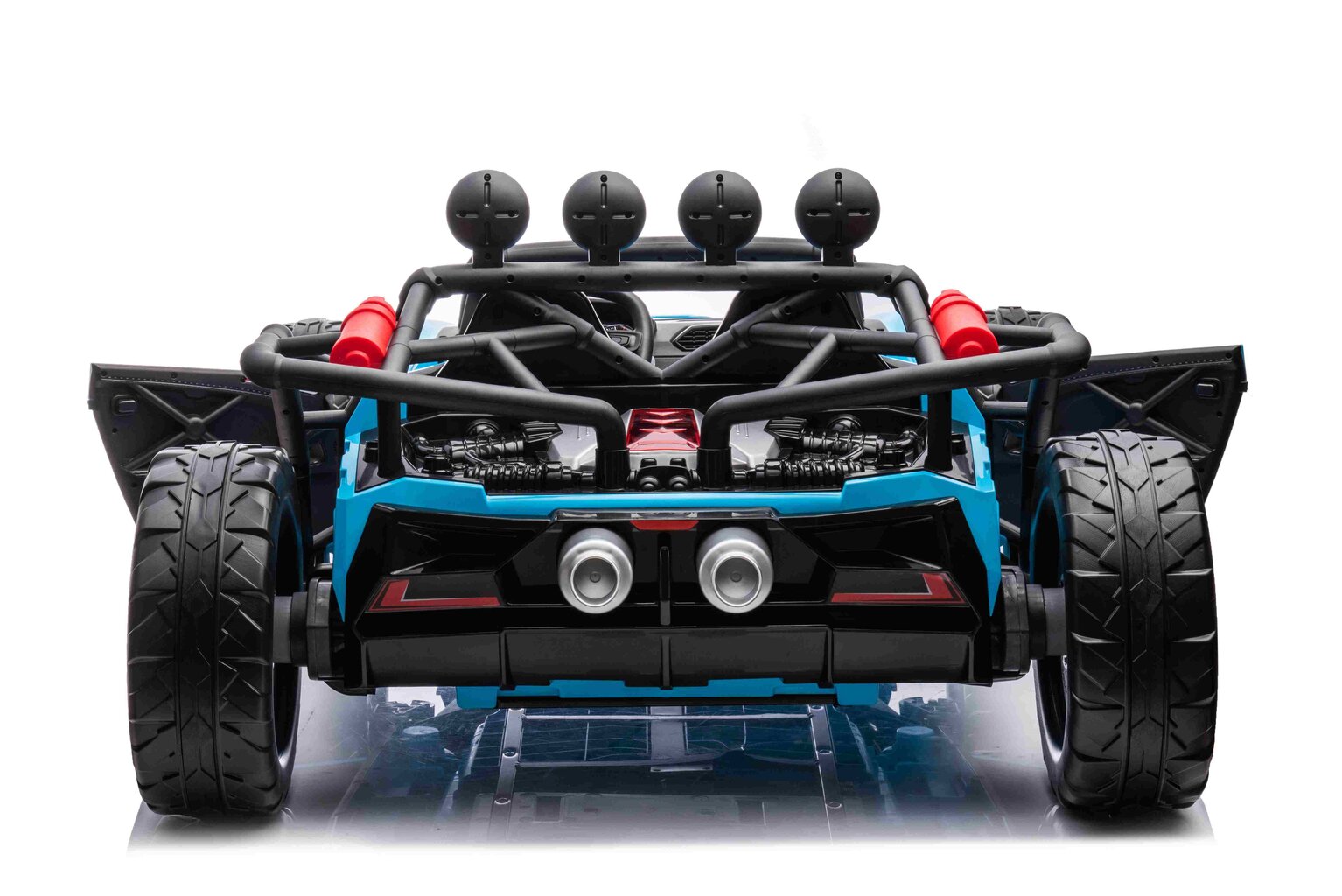 Divvietīgs elektromobilis - Buggy Racing 5, zils cena un informācija | Bērnu elektroauto | 220.lv