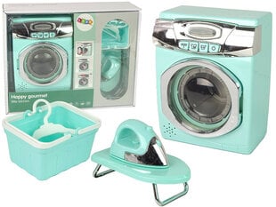 Rotaļu veļasmašīnas, gludekļa un pakaramo komplekts cena un informācija | Rotaļlietas meitenēm | 220.lv