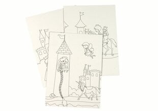 Книжка-раскраска с ластиком, королевство цена и информация | Принадлежности для рисования, лепки | 220.lv