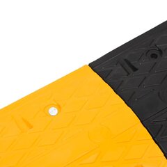 vidaXL rampa, dzeltena, melna, 517x32,5x4 cm, gumija cena un informācija | Auto piederumi | 220.lv