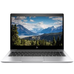 HP EliteBook 840 G5 14", Intel Core i5-8350U, 16GB, 128GB SSD, Win 10 Home installed, Sidabrinis цена и информация | Ноутбуки | 220.lv