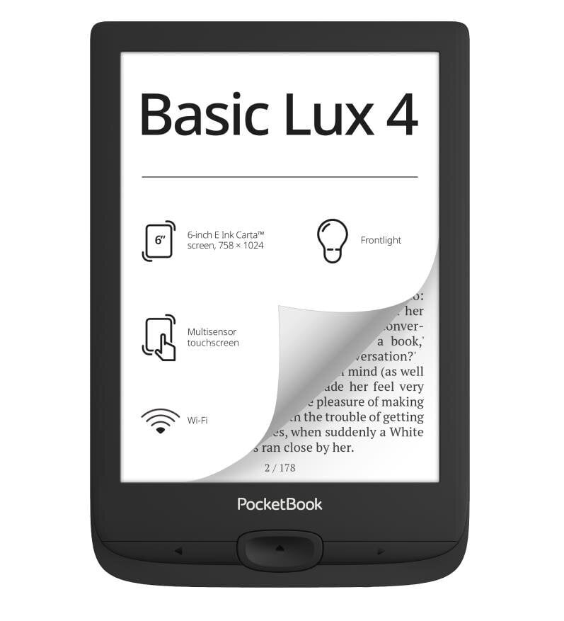 PocketBook Basic Lux 4 cena un informācija | E-grāmatu lasītāji | 220.lv