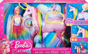 Vienradzis un lelle Barbie Dreamtopia cena un informācija | Rotaļlietas meitenēm | 220.lv