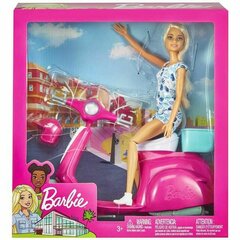 Виниловая кукла Barbie - Doll and Scooter (GBK85) 32 см цена и информация | Игрушки для девочек | 220.lv