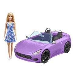 Lelle ar kabrioletu Barbie cena un informācija | Rotaļlietas meitenēm | 220.lv