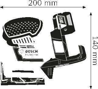 Orbitālā slīpmašīna GSS 18V-10 Solo 06019D0200 BOSCH цена и информация | Slīpmašīnas | 220.lv