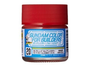 Краски Mr.Hobby - Gundam Color For Builders RX-78 RED Ver., 10 мл, UG-20 цена и информация | Принадлежности для рисования, лепки | 220.lv