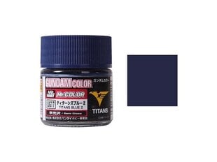 Краски Mr.Hobby - Gundam Color MS Titans Blue 2 (Semi-Gloss), 10 мл, UG-17 цена и информация | Принадлежности для рисования, лепки | 220.lv