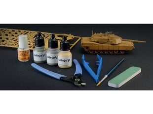 Сборная пластиковая модель начинающему моделисту Italeri - M1 Abrams, 1/72, 72004 цена и информация | Kонструкторы | 220.lv