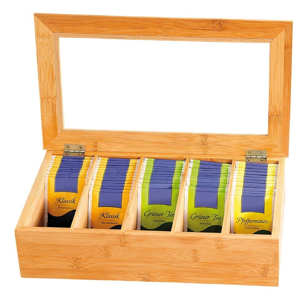 Tējas kastīte Kesper, 36x20x9 cm cena un informācija | Trauki pārtikas uzglabāšanai | 220.lv