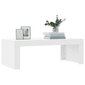 vidaXL kafijas galdiņš, balts, 102x50x36 cm, inženierijas koks cena un informācija | Žurnālgaldiņi | 220.lv