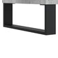 vidaXL kafijas galdiņš, betonpelēks, 104x60x35 cm, inženierijas koks cena un informācija | Žurnālgaldiņi | 220.lv