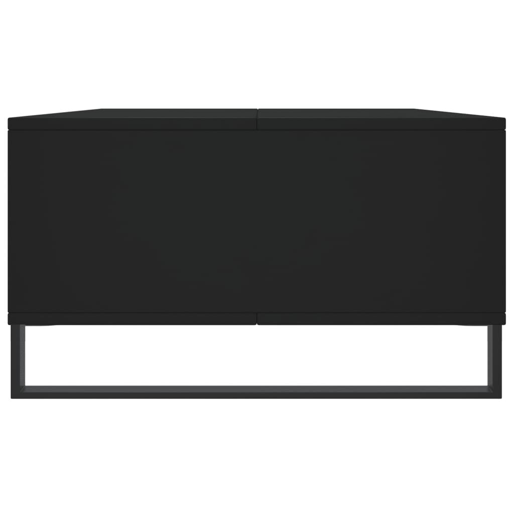 vidaXL kafijas galdiņš, melns, 104x60x35 cm, inženierijas koks цена и информация | Žurnālgaldiņi | 220.lv