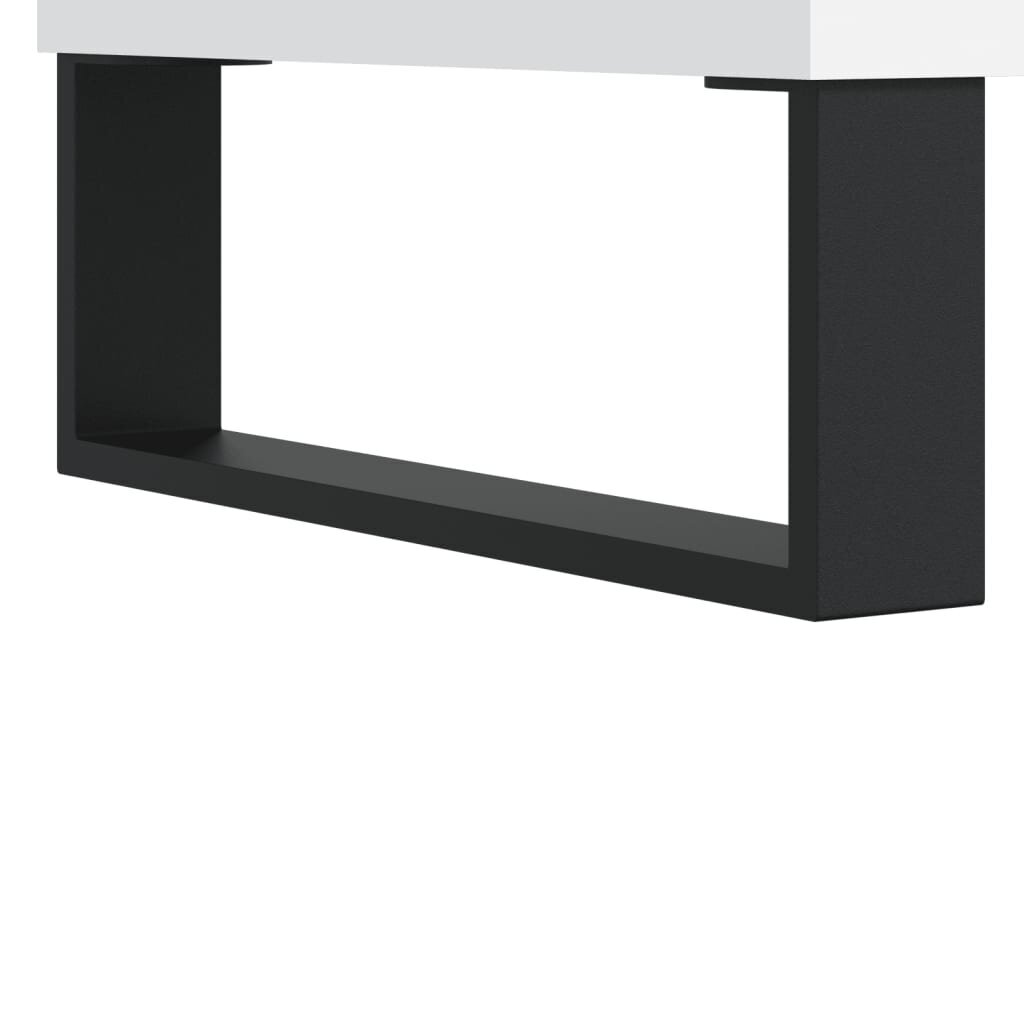 vidaXL kafijas galdiņš, balts, 104x60x35 cm, inženierijas koks cena un informācija | Žurnālgaldiņi | 220.lv