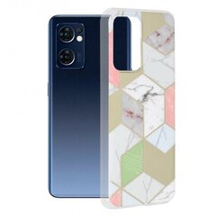 Чехол для телефона Techsuit Marble Series Xiaomi Redmi 10 2021 / Redmi 10 2022 зеленого цвета цена и информация | Чехлы для телефонов | 220.lv