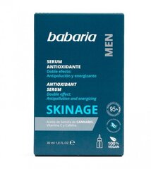 BABARIA Men Skinage Antioxidant serums sejai 30ml цена и информация | Сыворотки для лица, масла | 220.lv